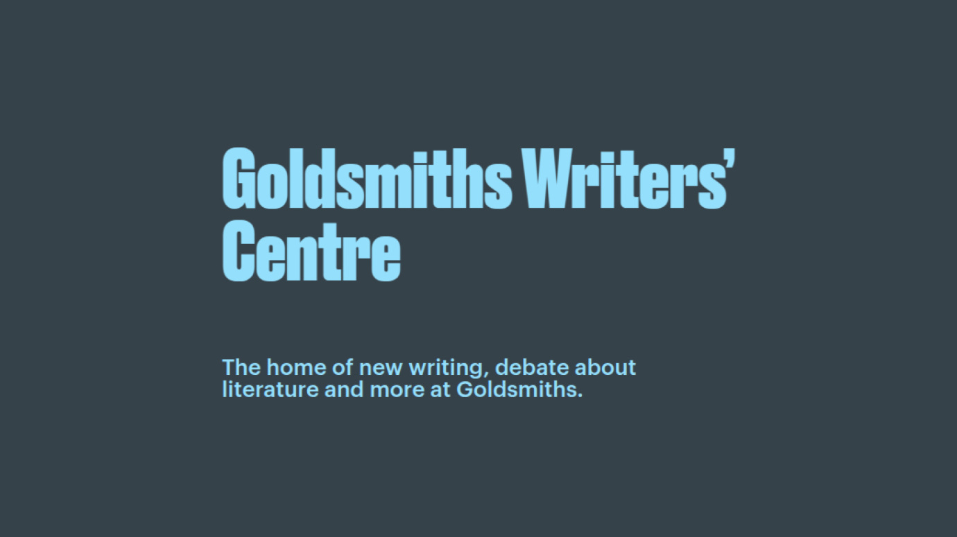 The Writers Centre, Goldsmiths, London
